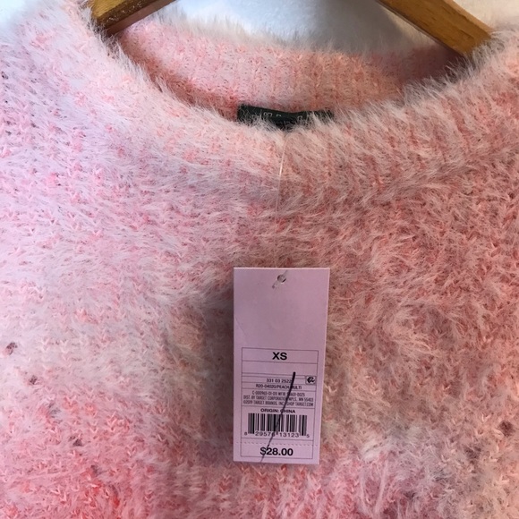 NEW Wild Fable Dip Dye Eyelash Sweater Pink Medium - Picture 4 of 6